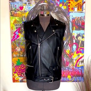 Brand New Men’s veagan Bike Biker jacket
